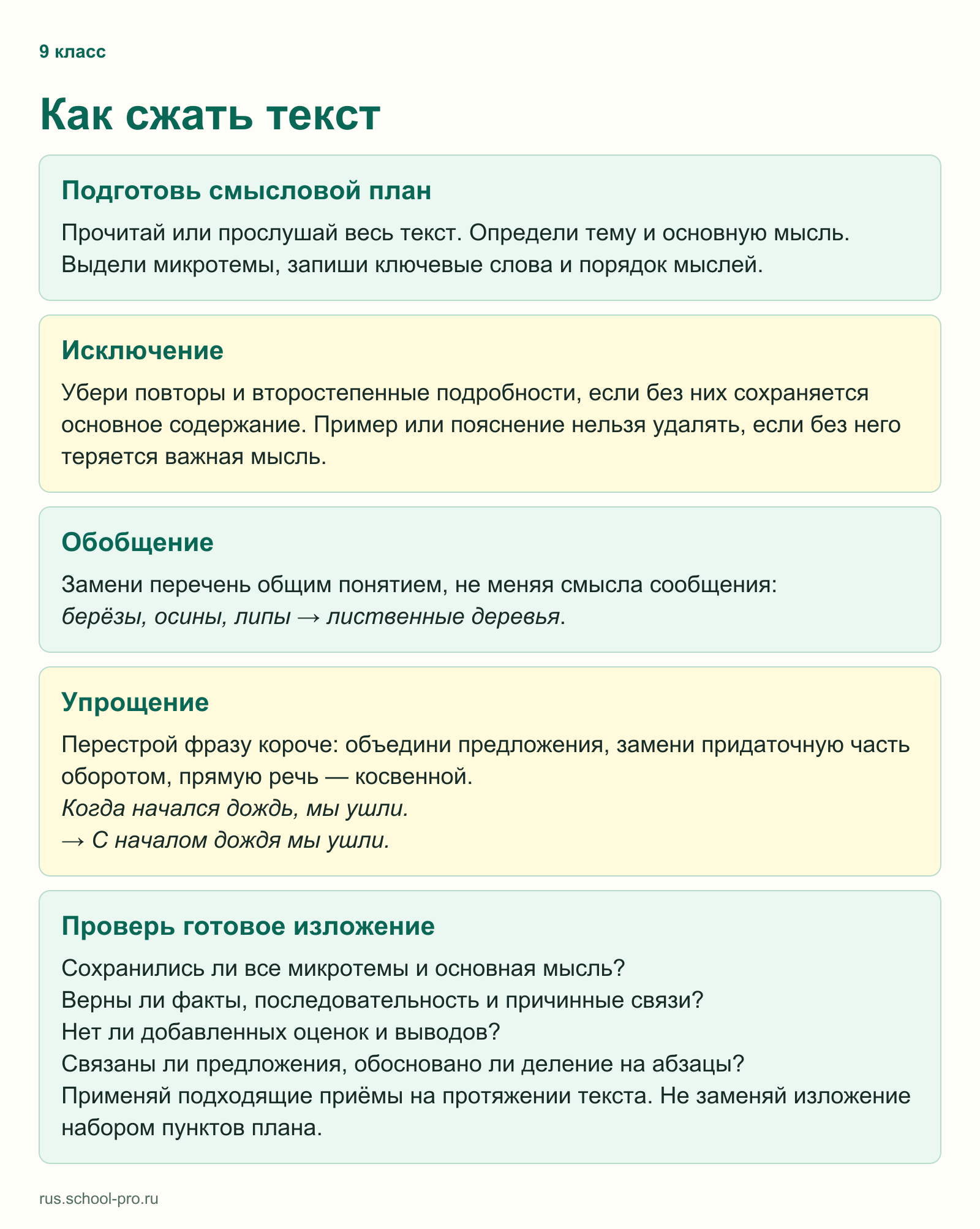 Как сжать текст